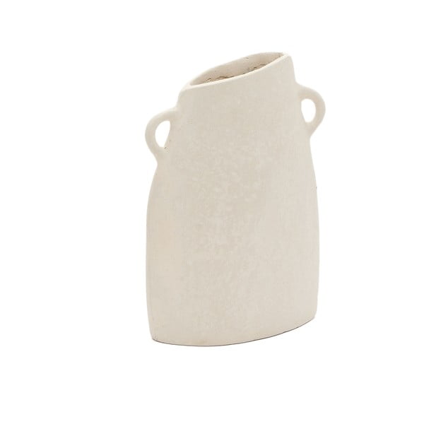 Krémová ručne vyrobená váza (výška 27 cm) Neti – Kave Home