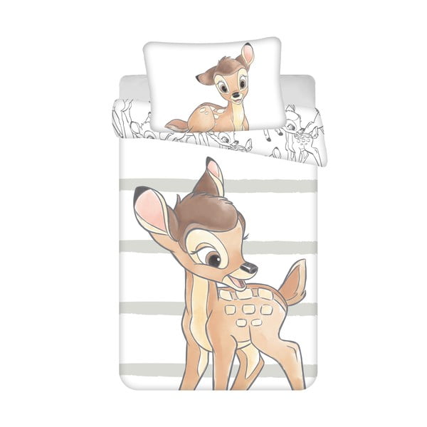 Bavlnené detské obliečky do postieľky 100x135 cm Bambi – Jerry Fabrics