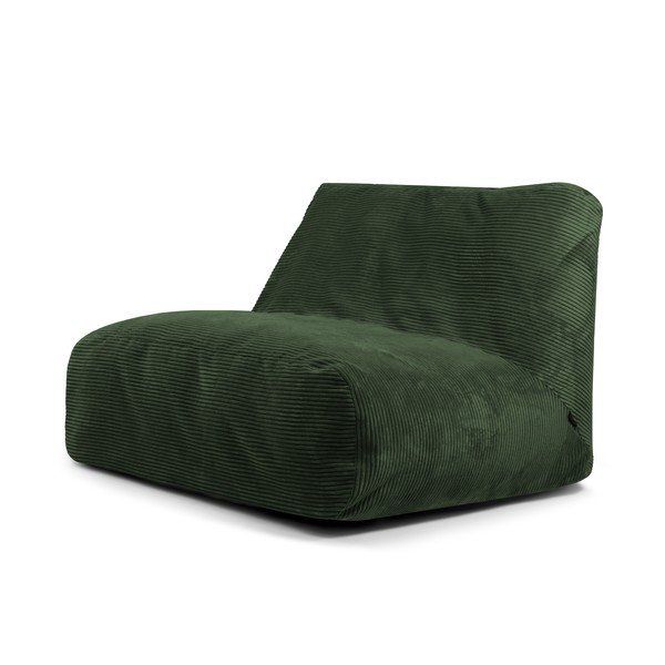 Zelený menčestrový sedací vak Sofa Tube – SLOWDOWN