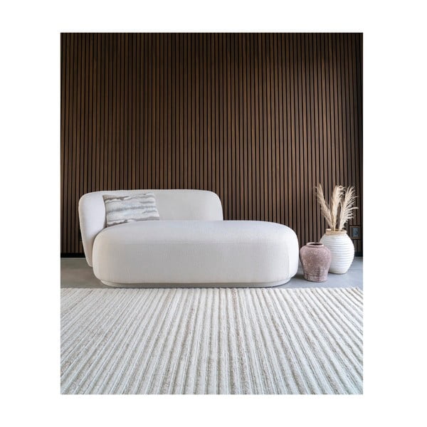 Krémový ručne tkaný vlnený behúň 80x180 cm Mango – House Nordic-image-1