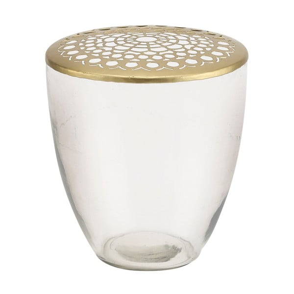 Dekoratívna váza zlatej farby A Simple Mess Kamelia, ⌀ 16 cm