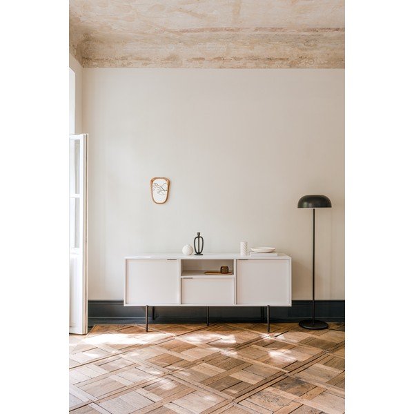 Sivobéžový TV stolík 180x79x50 cm Bau – noo.ma-image-1