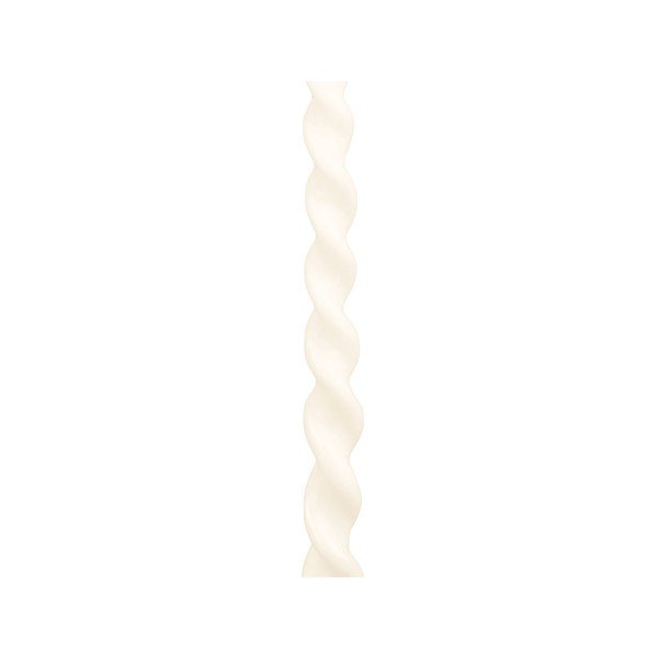 Súprava 2 bielych sviečok z včelieho vosku PT LIVING Spiral-image-2