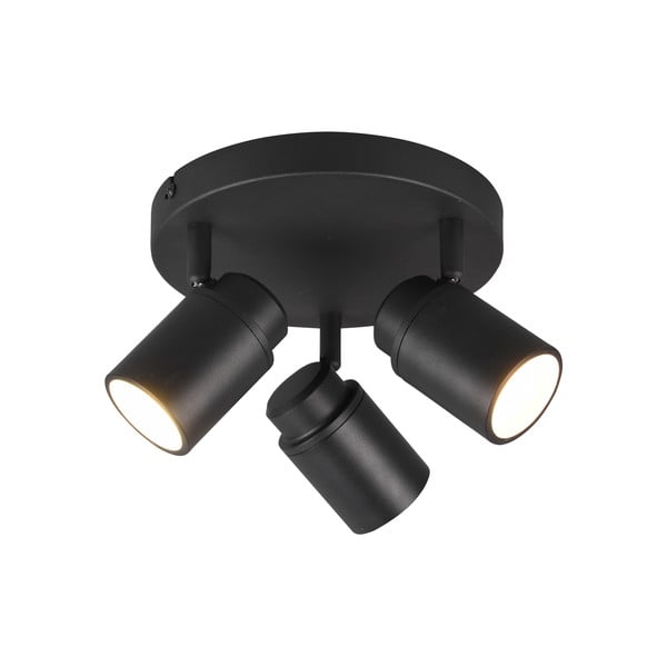 Matne čierne kovové bodové svietidlo Angelo - Trio-image-4