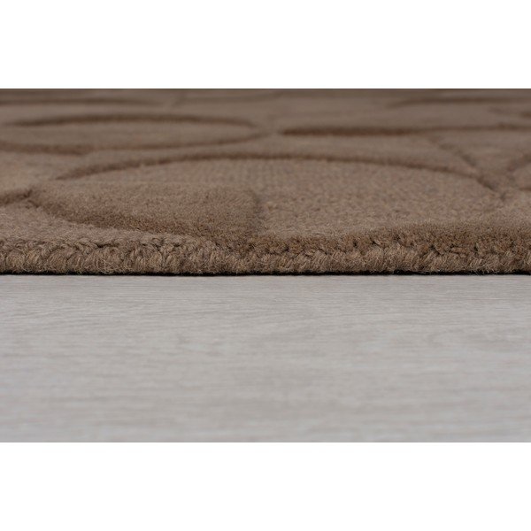 Hnedý koberec z vlny Flair Rugs Gigi, 120 × 170 cm-image-3
