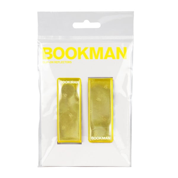Žltá magnetická pripínacia odrazka Bookman
