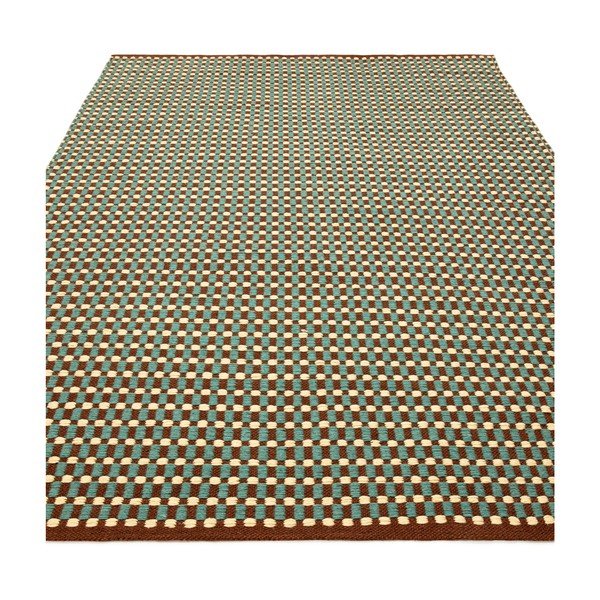 Zelenomodrý ručne tkaný koberec s prímesou vlny 200x290 cm Ember – MADE-image-4