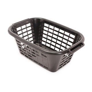 Čierny kôš na bielizeň Addis Rect Laundry Basket, 40 l
