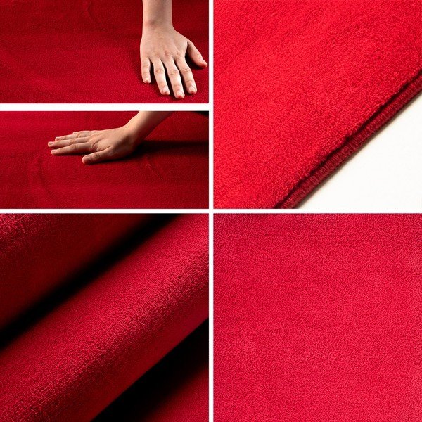 Červený prateľný okrúhly koberec ø 160 cm Sky – Ayyildiz Carpets-image-2