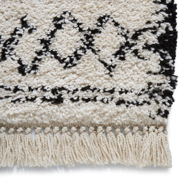 Bielo-čierny koberec Think Rugs Boho Lami Black & White, 160 × 230 cm-image-3