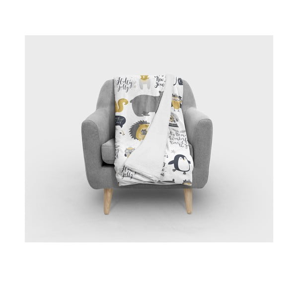 Biela detská deka 120x180 cm – Oyo home-image-1