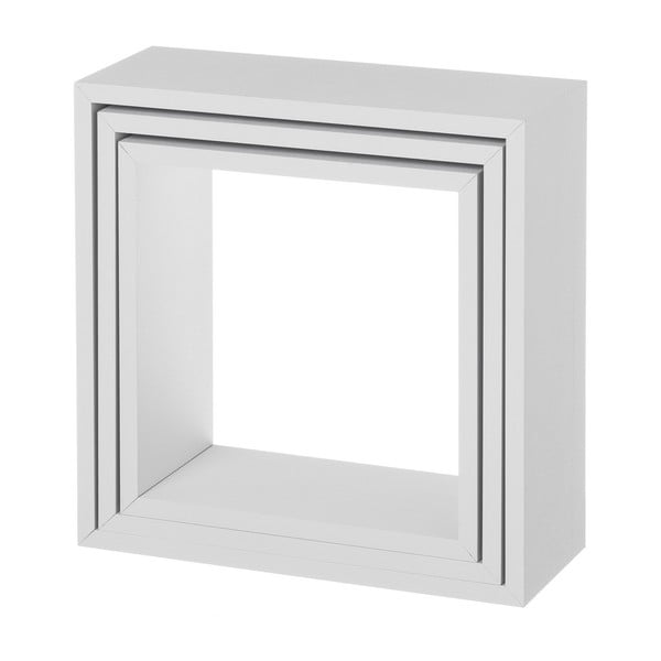 Biele police v súprave 3 ks – Casa Selección-image-4