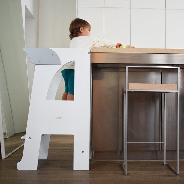 Sivé prídavné krídelká k učiacej veži Montessori - Rocket Baby-image-3
