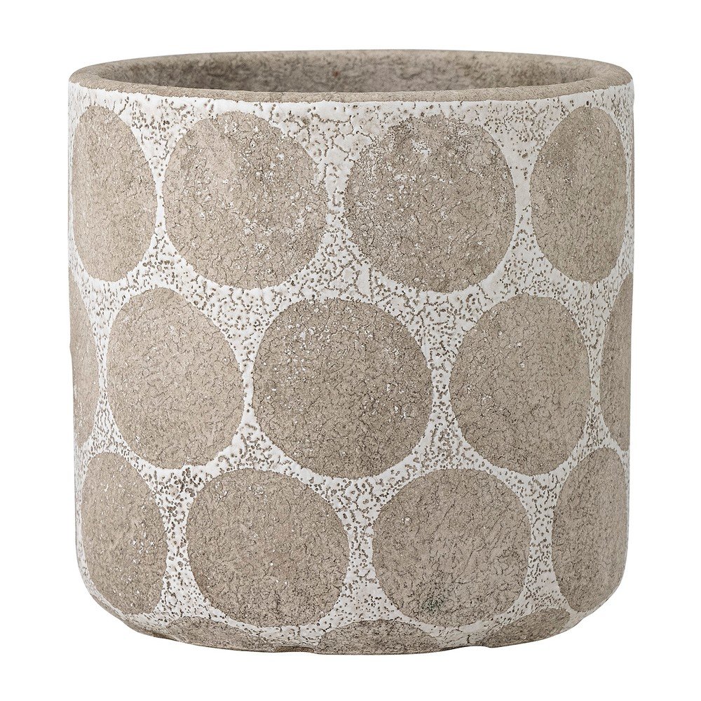 Terakotový ručne vyrobený obal na kvetináč ø 12 cm Felan – Bloomingville