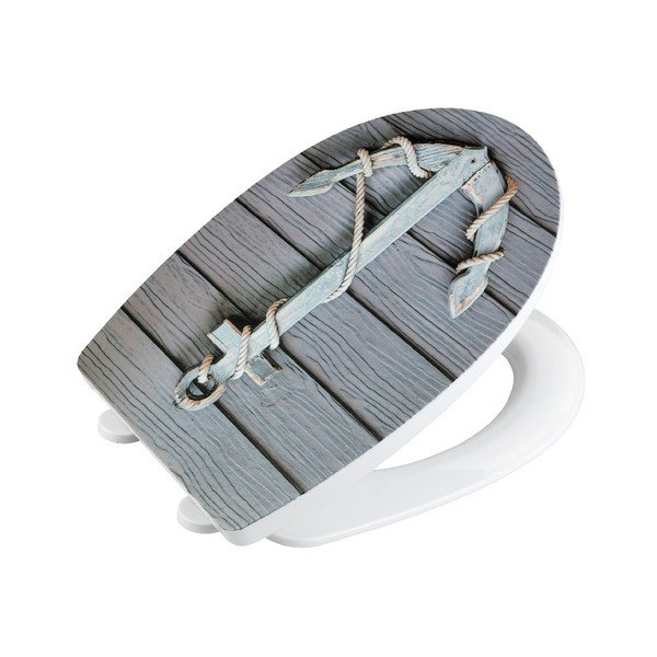WC sedadlo s vysokým leskom Wenko Rope, 45 × 36,5 cm-image-2