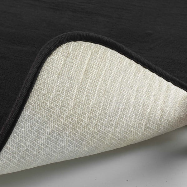 Čierna WC kúpeľňová predložka 45x45 cm Vitamine – douceur d'intérieur-image-4