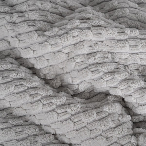 Svetlosivý prešívaný pléd 180x260 cm – Ixia-image-2