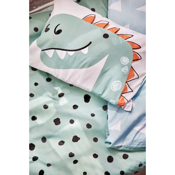 Detské bavlnené obliečky Bonami Selection Dino, 140 x 200 cm-image-4
