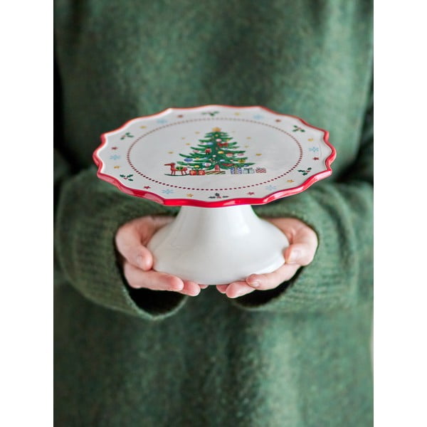 Keramický etažér s vianočným motívom Naive – Bloomingville-image-1