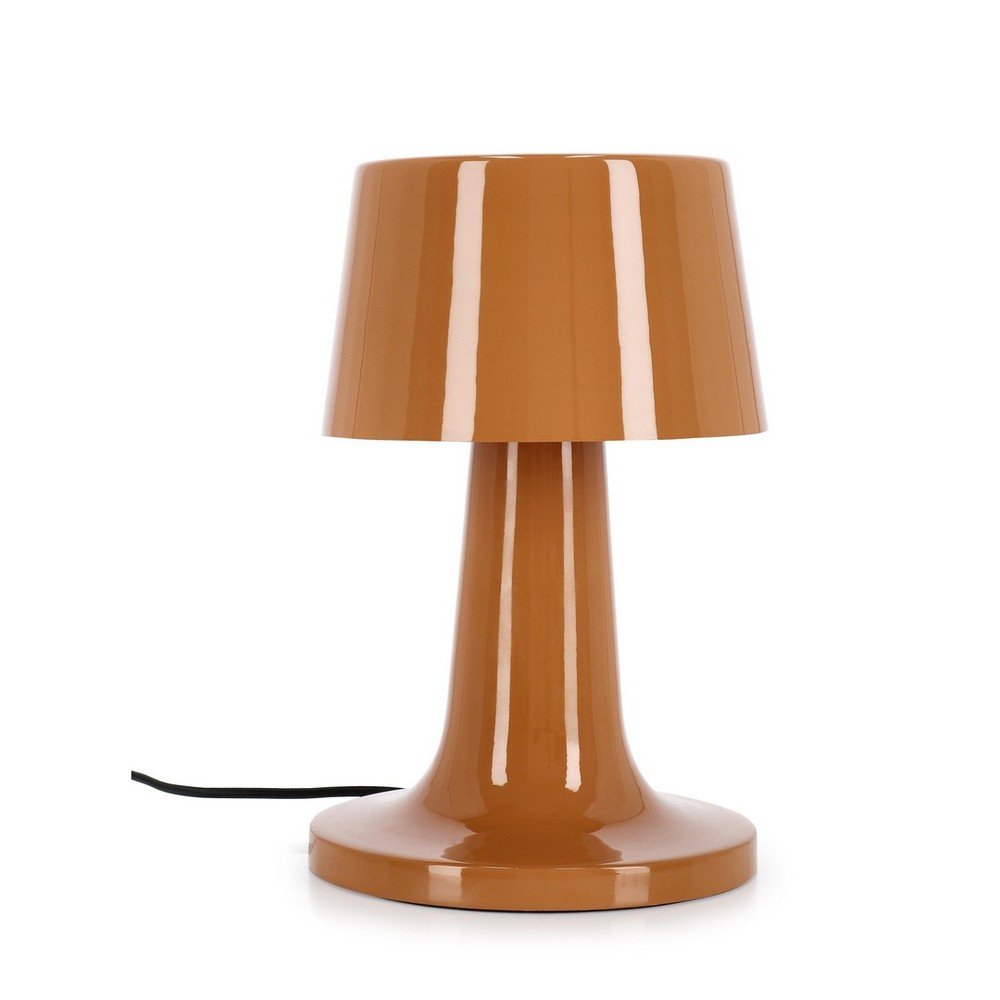 Oranžová kovová LED stolová lampa s kovovým tienidlom (výška 51 cm) Turner – Bizzotto