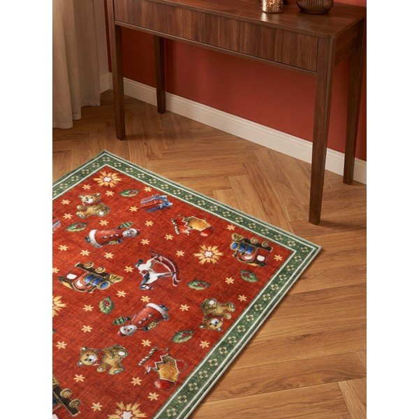 Červený/zelený behúň s vianočným motívom 80x200 cm Toy's Delight Nostalgic Noel Red Green – Villeroy&Boch-image-3