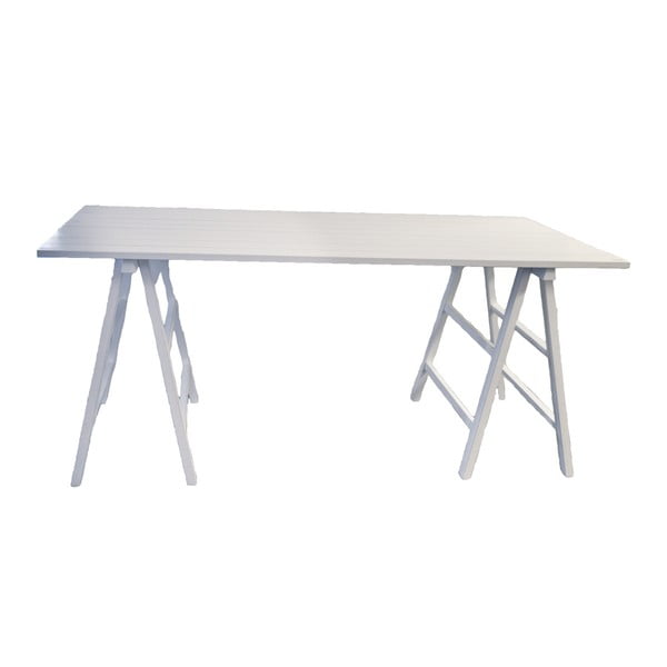 Biely drevený stôl Interiörhuset Samira