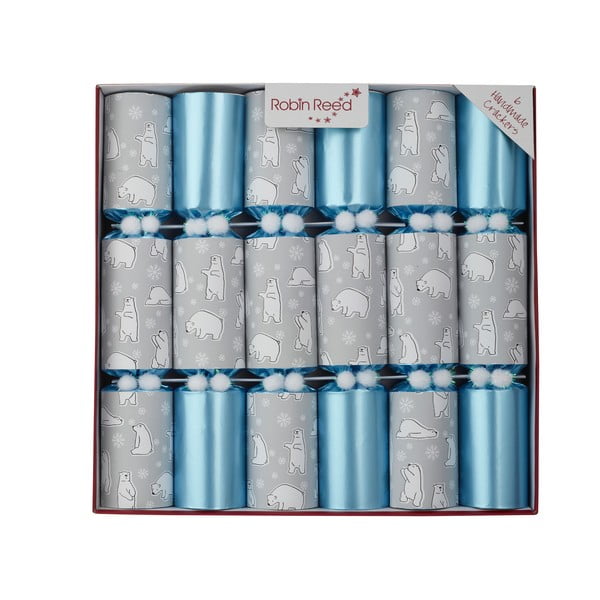 Vianočné crackery v súprave 6 ks Polar Bear – Robin Reed