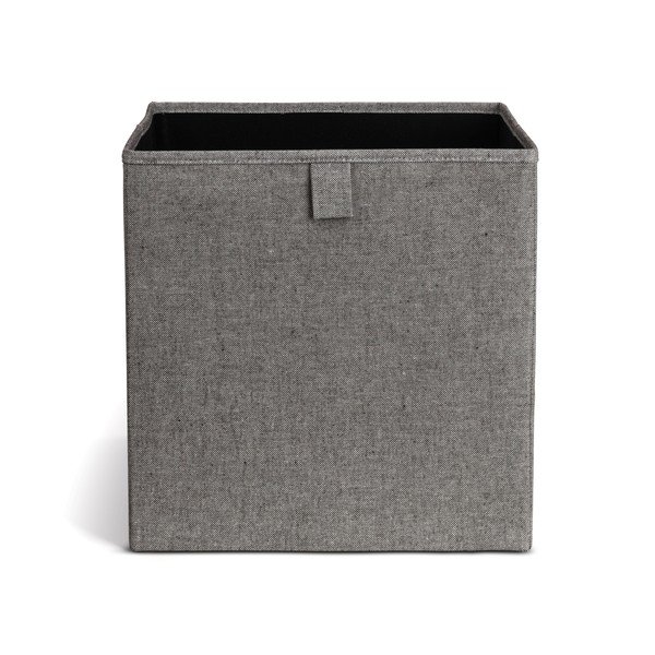 Sivý látkový úložný box 32x31,5x31,5 cm Soft Storage Cube – Bigso