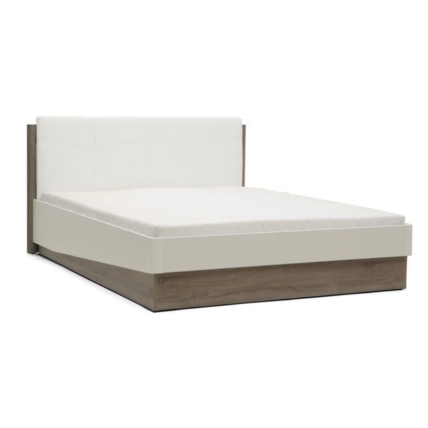 Biela dvojlôžková posteľ Mazzini Beds Dodo, 180 x 200 cm