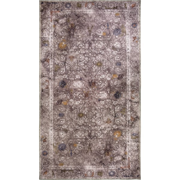 Svetlohnedý prateľný koberec 80x50 cm - Vitaus