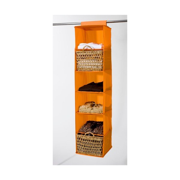 Textilný závesný organizér Orange 6 Rack