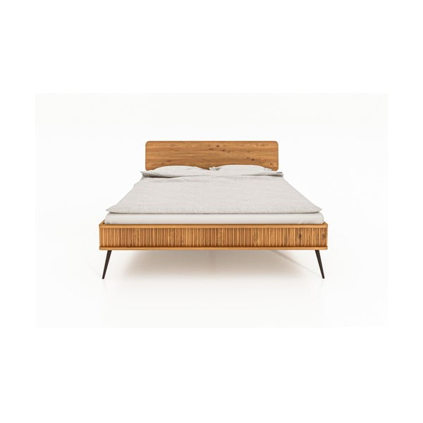 Dvojlôžková posteľ z dubového dreva 160x200 cm Kula 1 - The Beds-image-3