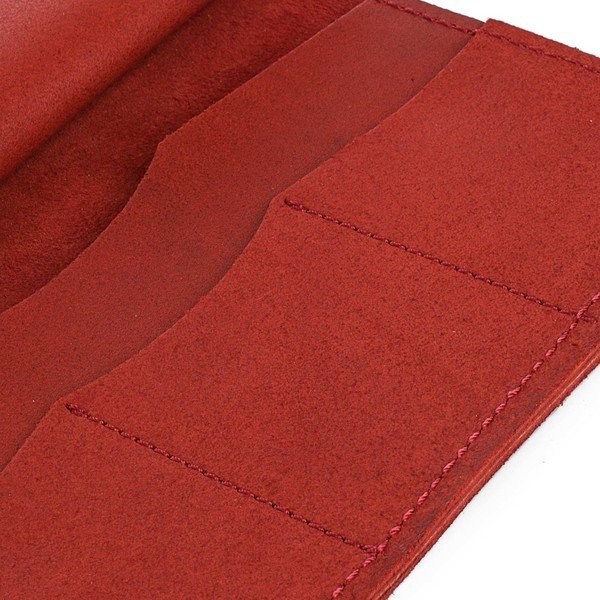 Červená kožená peňaženka Woox Triviala Purpurea-image-4