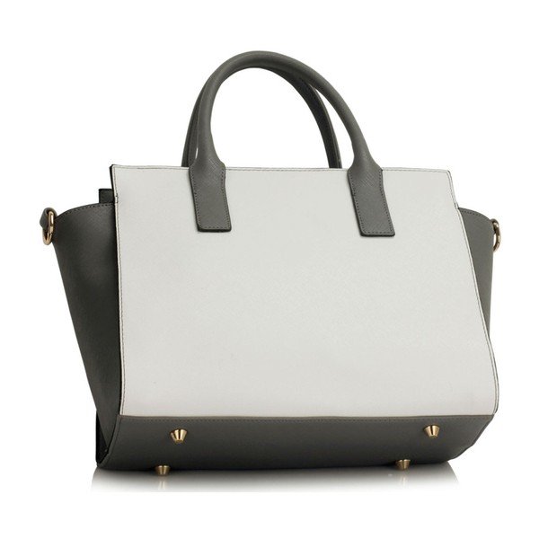 Kabelka L&S Teri Grey & White-image-1