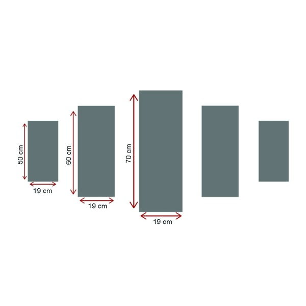 Obrazy v súprave 5 ks Venice – Wallity-image-4