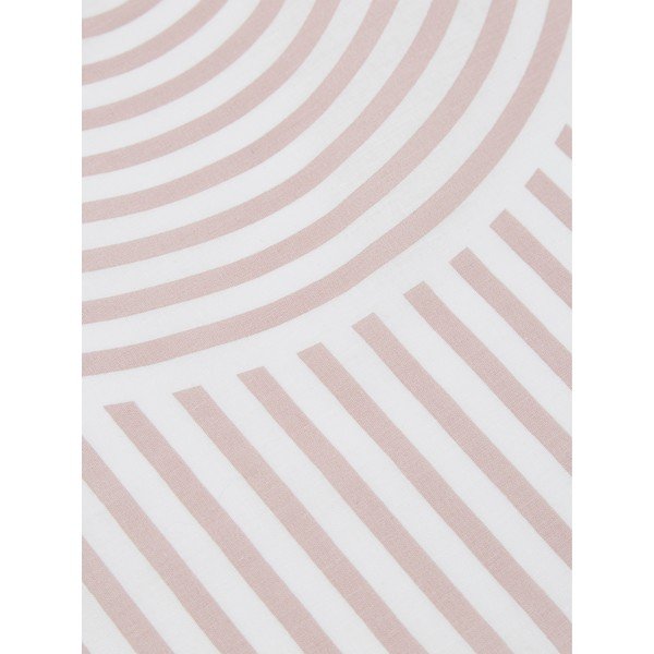 Ružovo-biele obliečky na jednolôžko z ranforce bavlny Westwing Collection Arcs, 155 x 220 cm-image-3