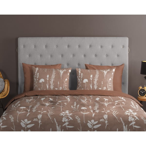 Hnedé bavlnené obliečky na jednolôžko/predĺžené 140x220 cm Rav – Good Morning-image-2