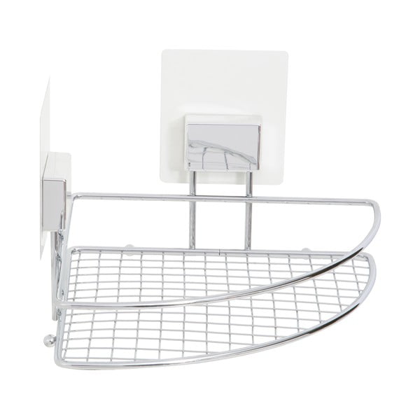 Nástenná rohová samodržiaca polička Compactor Bestlock Magic Bath Rack-image-4
