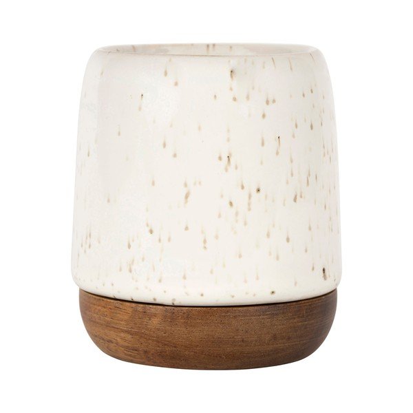 Krémovobiela šálka z kameniny 100 ml Nordika - Sema