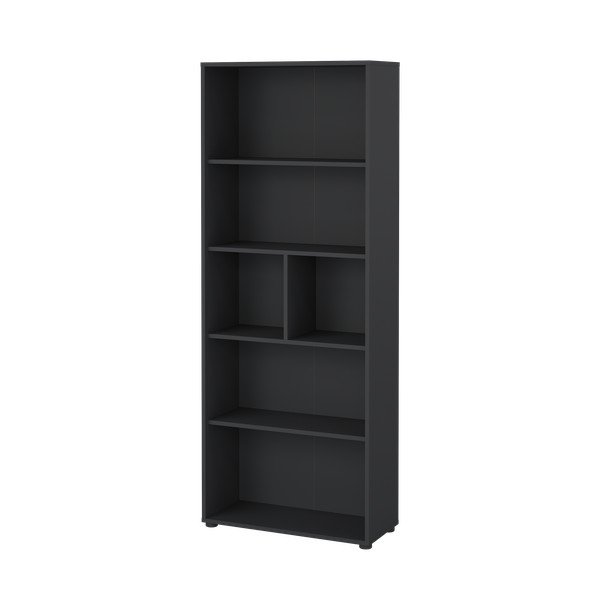 Antracitová knižnica 80x205 cm Sign – Tvilum-image-3