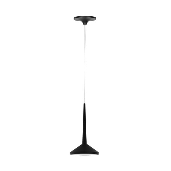 Čierné závesné svietidlo SULION Rita, výška 100 cm