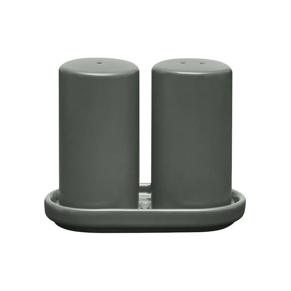 Soľnička a korenička so stojanom Pilar – Blomus