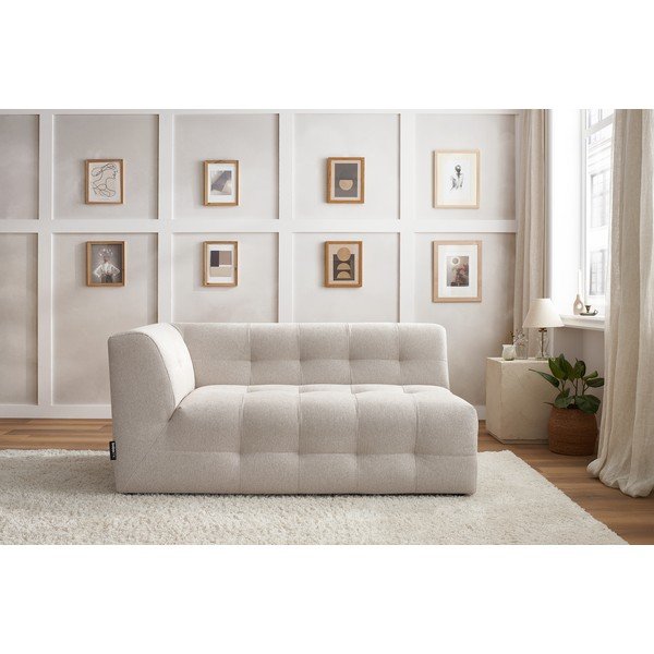 Béžový modul pohovky (ľavý roh) Kleber - Bobochic Paris-image-1