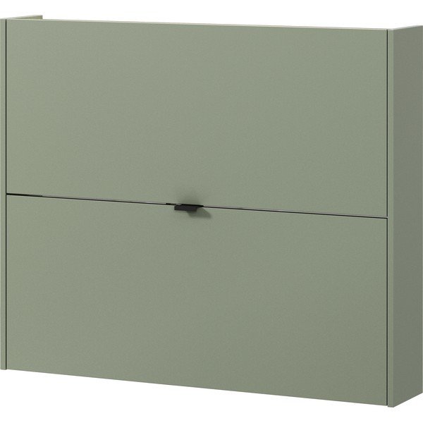 Sivozelená výklopná/závesná skrinka na topánky v dekore duba 100x83x18 cm Ameca – Germania