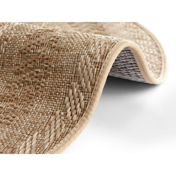 Béžový vonkajší koberec NORTHRUGS Almendro, Ø 160 cm-image-3