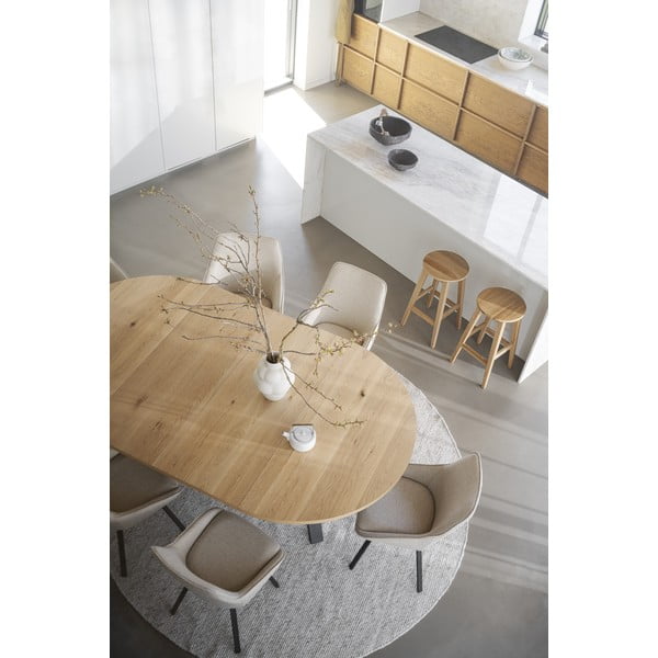 Prídavná doska k jedálenskému stolu v dekore duba 135x50 cm Maddock – Rowico-image-2