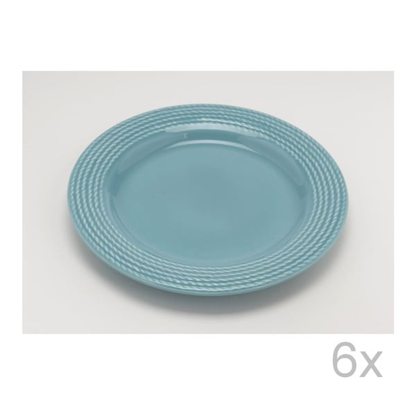 Dezertný tanier Turquoise 25 cm (6 ks)