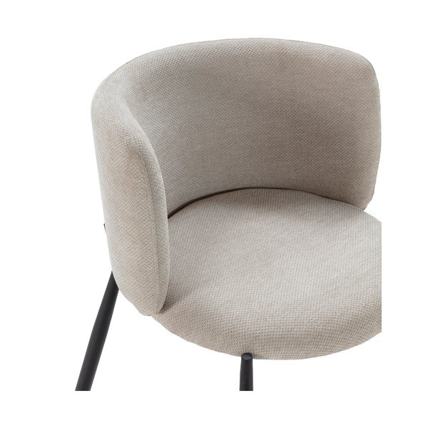 Béžové čalúnené jedálenské kreslá v súprave 2 ks Ginny – MOME-image-4