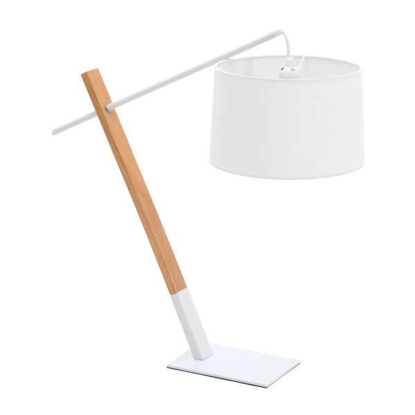 Biela stolová lampa InArt Reader