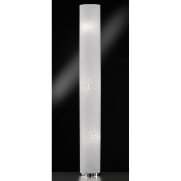 Biela stojacia lampa s textilným tienidlom (výška  156 cm) Thor – Fischer & Honsel-image-1
